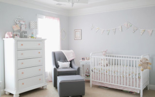 Дизайн интерьера комнаты для новорожденного