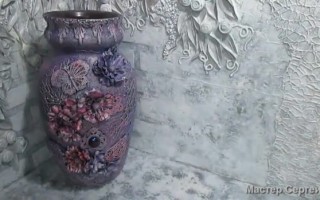 Декор вазы: 7 пошаговых мастер-классов