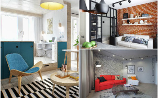 100 идей с фото для оформления однокомнатной квартиры