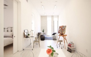 Белоснежная квартира – чистый холст для художника