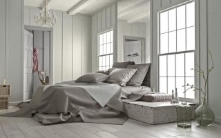 Серая спальня: уютный и очень элегантный интерьер в фото-идеях