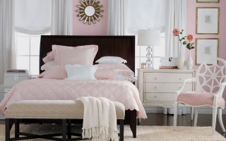 Романтика и чувственность розовой спальни